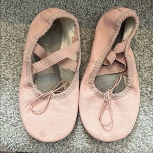 Stella Pink Leather Ballet Flats